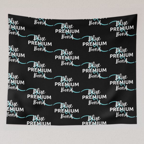 Item preview, Blue Premium Bond Ribbon Design Dark designed and sold by SweetAndSpice.