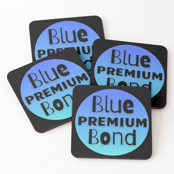 Item preview, Blue Premium Bond Round Design  designed and sold by SweetAndSpice.