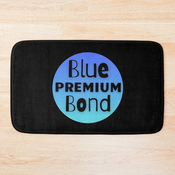 Item preview, Blue Premium Bond Round Design  designed and sold by SweetAndSpice.