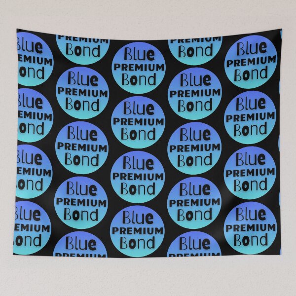 Item preview, Blue Premium Bond Round Design  designed and sold by SweetAndSpice.