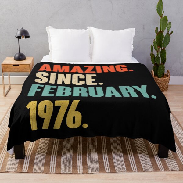 Item preview, Amazing Since February 1976 Birthday Gift For 45 Year Old designed and sold by ADAMANDREWSAU.