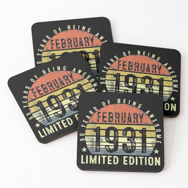 Item preview, 90 Years Old 90th Birthday Decoration February 1931 Gift designed and sold by Alexanderhishop.