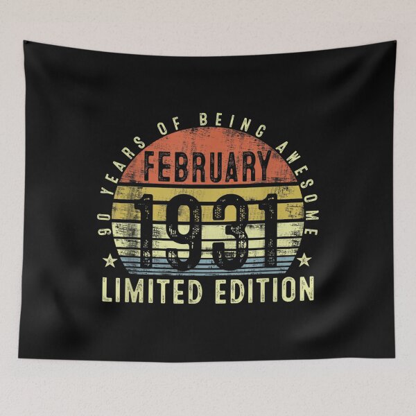 Item preview, 90 Years Old 90th Birthday Decoration February 1931 Gift designed and sold by Alexanderhishop.