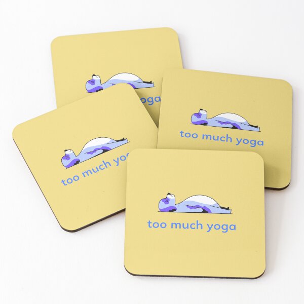 Item preview, too much yoga  designed and sold by zupperman.