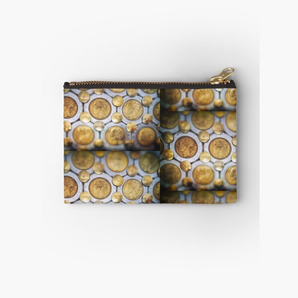 Item preview, gold coins collectibles background copy space texture with grainy and vintage vignette effect designed and sold by fineartitalia.