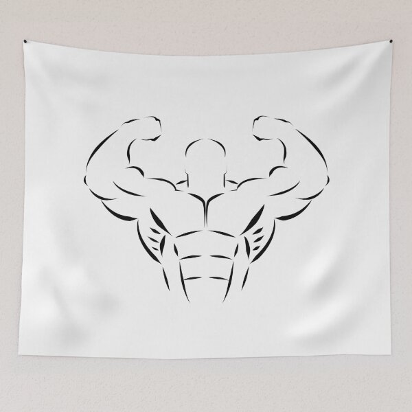 Item preview, Bodybuilder double biceps designed and sold by OMdesigns93.