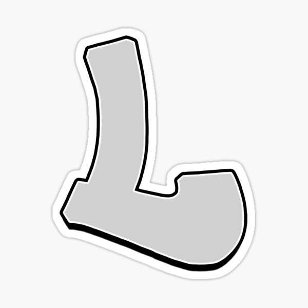 Letter L Sticker
