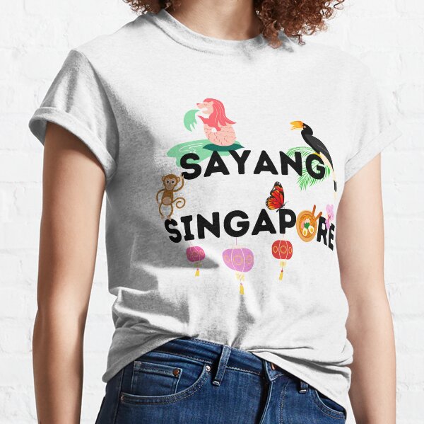 Singapore, Southeast Asian City, Souvenir Travel T-Shirt