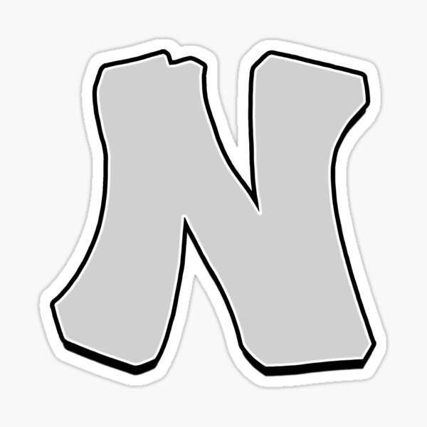 Letter N Sticker