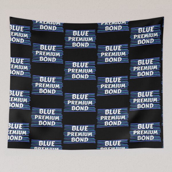 Item preview, Blue Premium Bond Lines Design 2 designed and sold by SweetAndSpice.