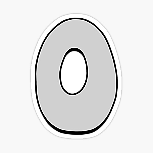Letter O Sticker