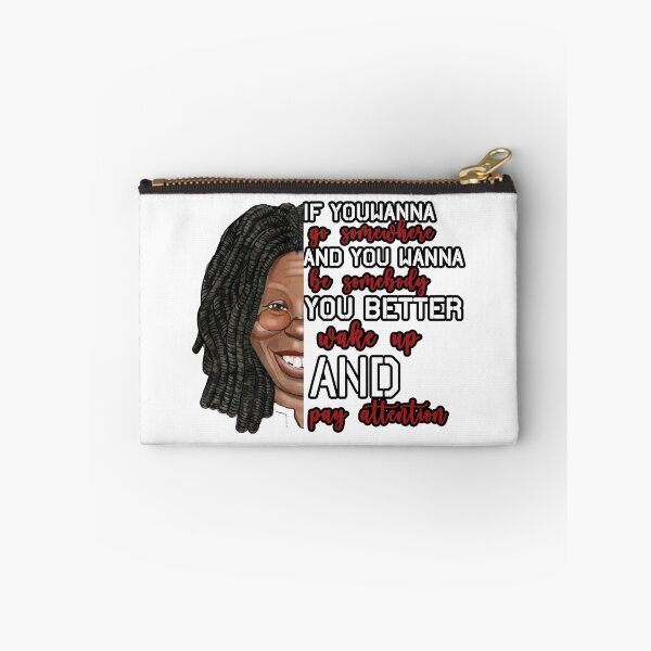 Item preview,  Whoopi Goldberg Quote Poster "If you wanna go somewhere and you wanna be somebody you better wake up and pay attention" designed and sold by yxmi21.