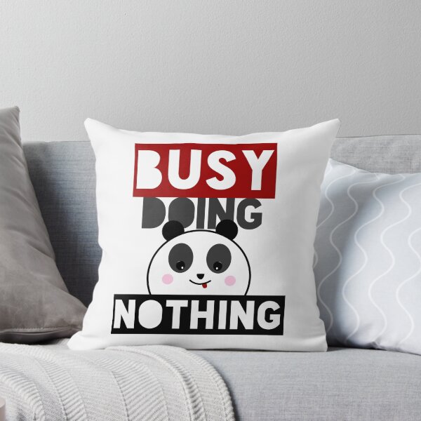 Item preview, Busy Doing Nothing Panda Funny designed and sold by hyggekrog.