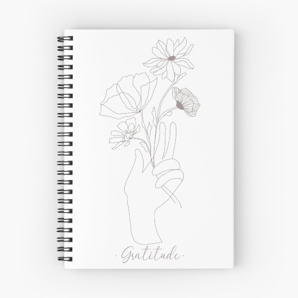 Item preview, Aesthetic storke hand with bunch of flowers designed and sold by Marathmoli.