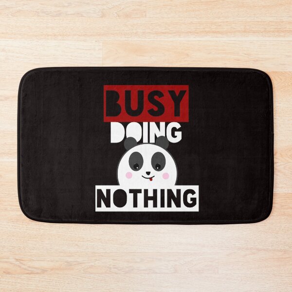 Item preview, Busy Doing Nothing Panda Funny Gift designed and sold by hyggekrog.