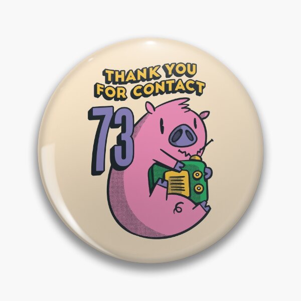 Item preview, Pig Radio Thank you for contact 73 designed and sold by Piztees.