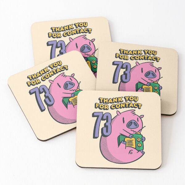 Item preview, Pig Radio Thank you for contact 73 designed and sold by Piztees.