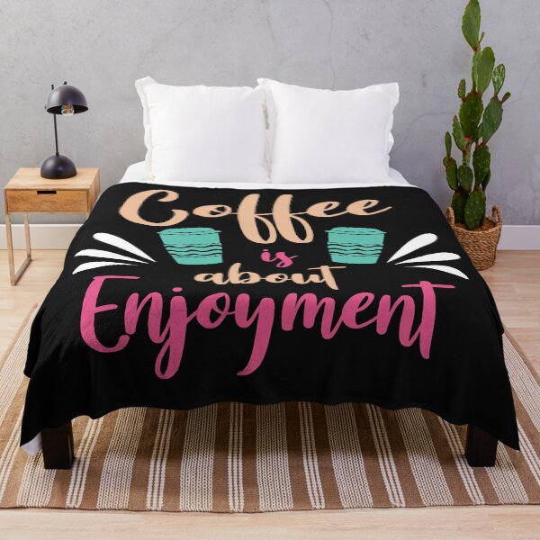 Item preview, Coffee is About  Enjoyment-Coffee puns  designed and sold by shivani21061993.
