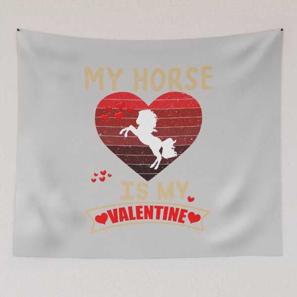 Item preview, Valentine's Day Horse Funny Gift For Horse Lover, Equestrian designed and sold by GINIART.