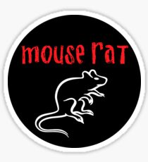 Mouse Rat Circle Sticker