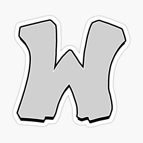 Letter W Sticker