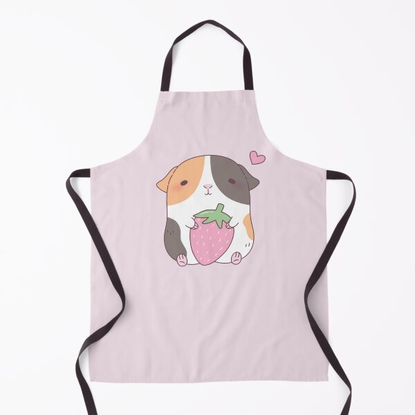 Item preview, Cute Guinea Pig Loves Strawberry designed and sold by rustydoodle.