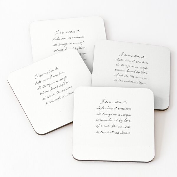 Item preview, THE DIVINE COMEDY Handwritten Quote (II) designed and sold by JennieCarolina.