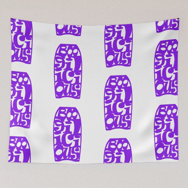 Item preview, Boogilicious Bodyboarding (purple) T-shirt Sticker design designed and sold by Design--Spore.