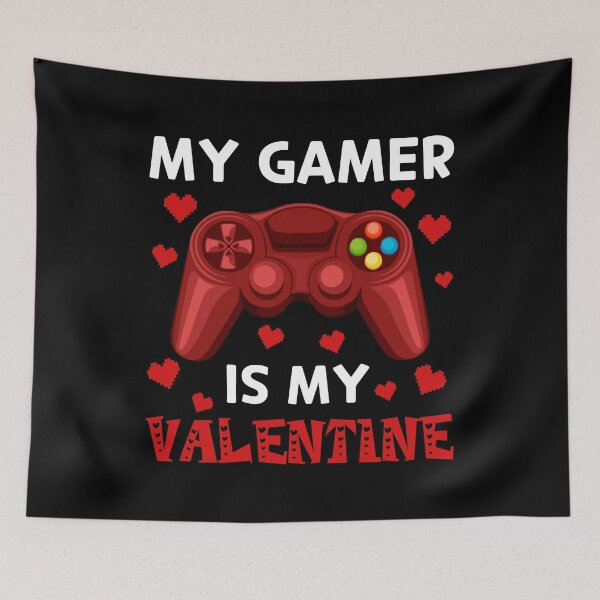 Item preview,  My Gamer Is My Valentine Video Games  designed and sold by MagicBoutique.