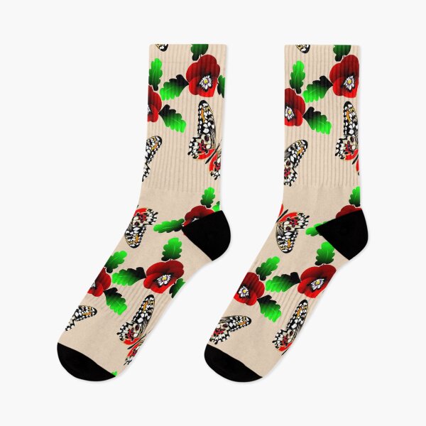 Item preview, Art & Illustration. Seamless, endless floral pattern with butterfly and viola flowers.  designed and sold by Natalya Alexandrou.