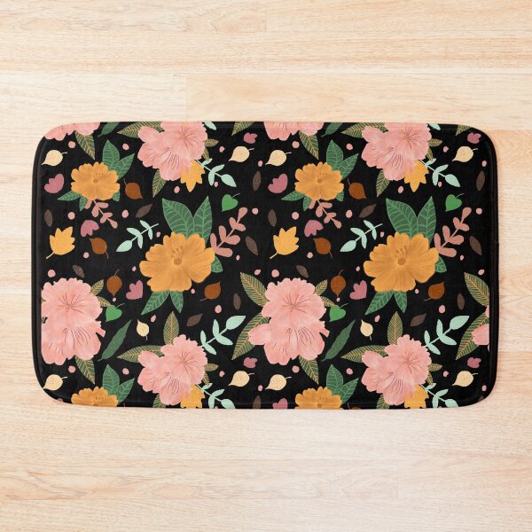 Item preview, Dark Theme Vibrant Floral Pattern designed and sold by Arty Mimi.