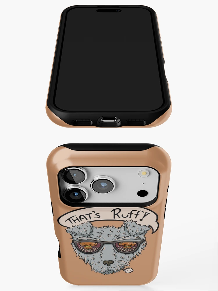 Thumbnail 3 of 4, iPhone Case, That's Ruff designed and sold by Lineatus.