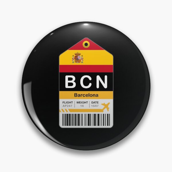 Item preview, Barcelona Luggage Tag - Airport BCN designed and sold by oclatikaz.