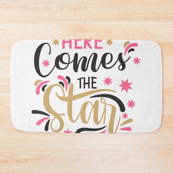 Item preview, here come the star | little girl slogan and typography design  designed and sold by K-Klub.