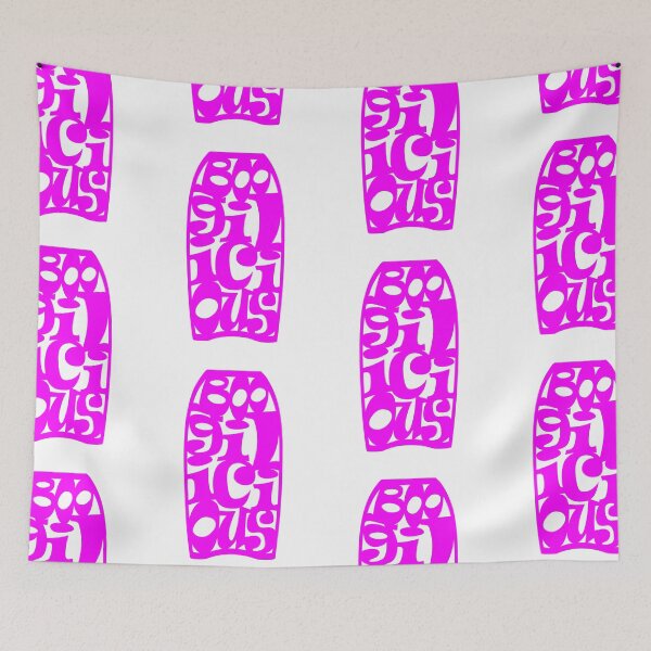 Item preview, Boogilicious Bodyboarding (pink) T-shirt Sticker design designed and sold by Design--Spore.