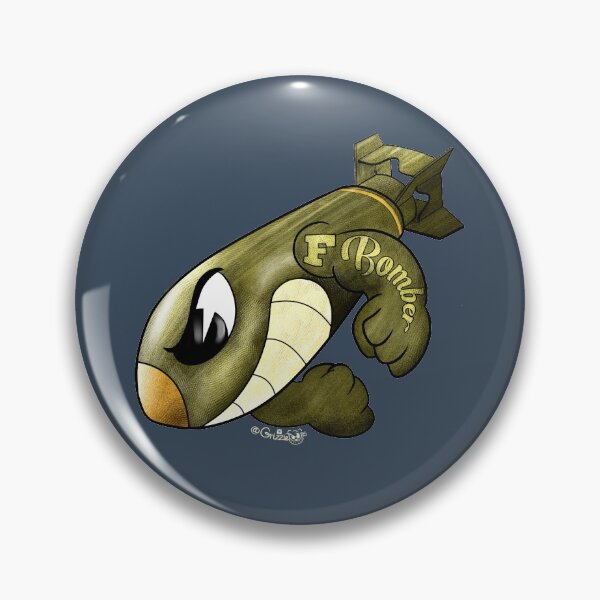 Item preview, F BOMBER [@GrizzleToons] designed and sold by GrizzleToons.