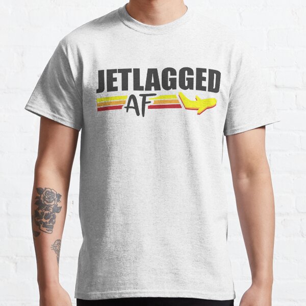 Jetlagged store af shirt