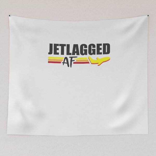 Item preview, Jetlagged Jetlag Jet lag designed and sold by ElBeDesigns.