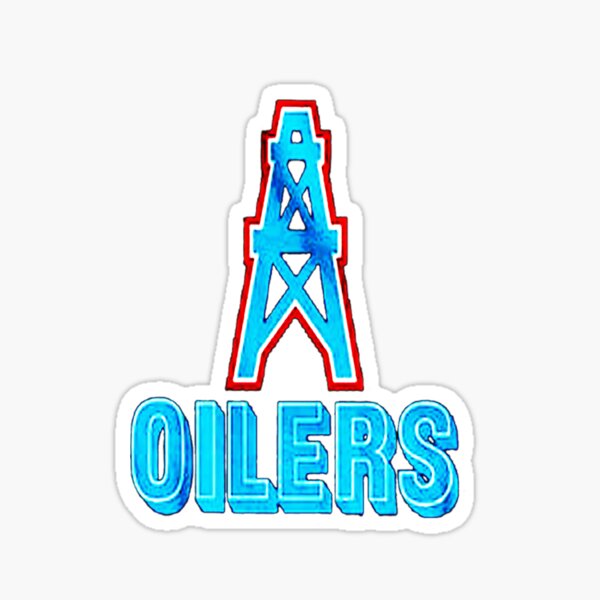 Houston Oilers Logo Decal Set of 6 stickers by 3 in Die Cut - Inspire Uplift