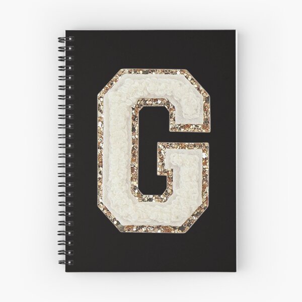 Item preview, G - Blanc Glitter Varsity Letter Patches designed and sold by Monograms Ultd.