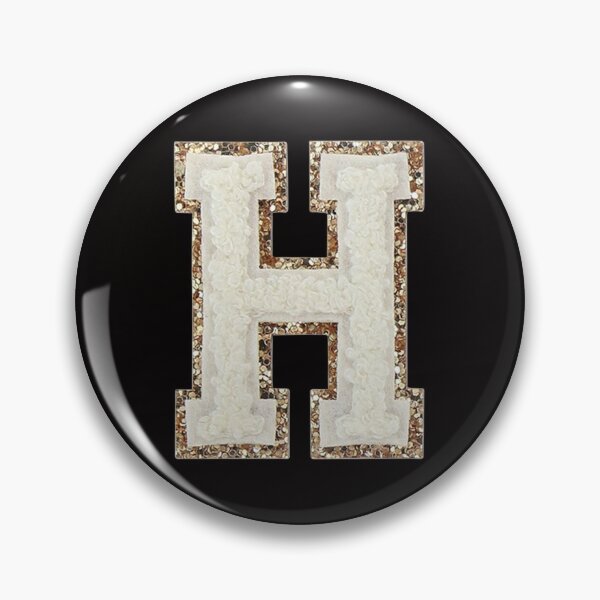 Item preview, H - Blanc Glitter Varsity Letter Patches designed and sold by Monograms Ultd.