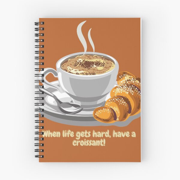 Item preview, When life gets hard, have a croissant! designed and sold by AllureVisions.