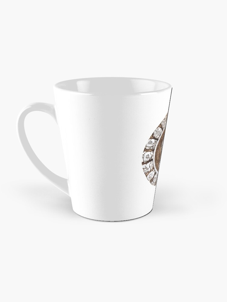 Thumbnail 3 of 4, Coffee Mug, Tzolkin/Mayan Calendar designed and sold by Mantra-tshirt.