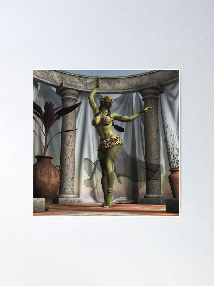 Thumbnail 2 of 3, Poster, Orion Slave Girl designed and sold by Gypsykiss.