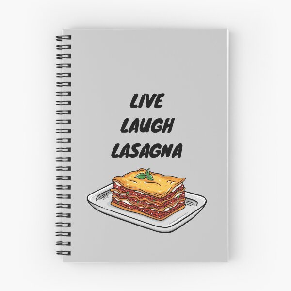 Item preview, Live Laugh Lasagna, - Live Laugh Love - Food Pun designed and sold by GoodMoodFood.