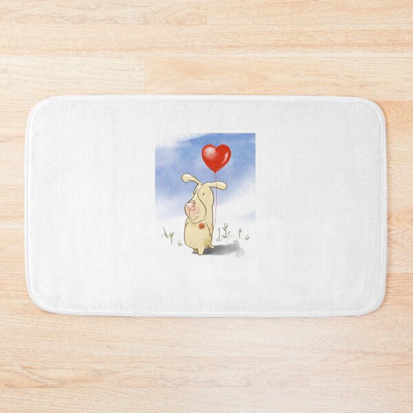 Item preview, Cute Puppy Valentine Red Balloon Heart to say I Love You designed and sold by Mary Jane Lange.