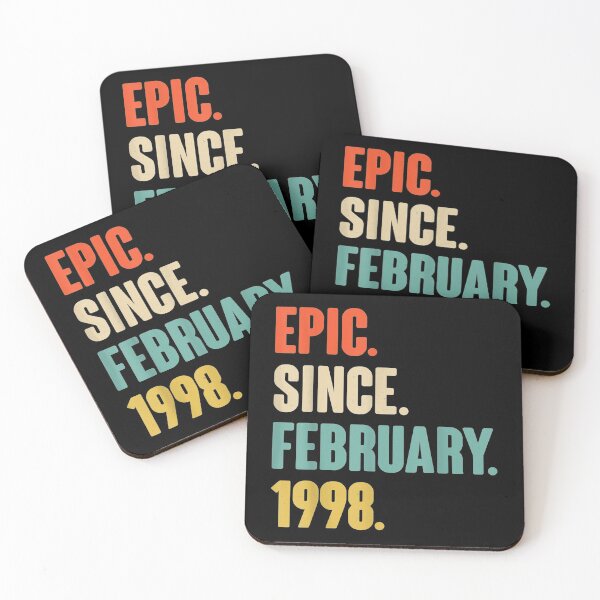 Item preview, Epic Since February 1998 Birthday  Gift For 23 Year Old designed and sold by SeanRichar.