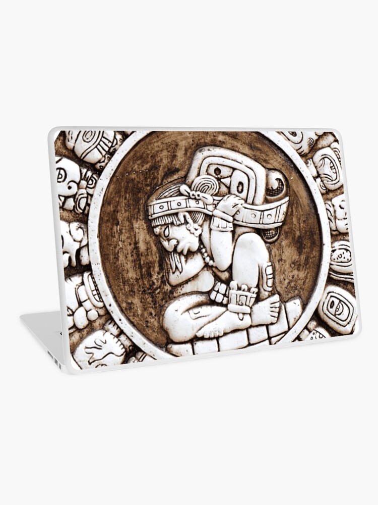 Thumbnail 1 of 2, Laptop Skin, Tzolkin/Mayan Calendar designed and sold by Mantra-tshirt.