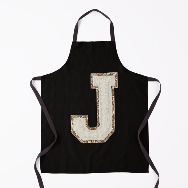 Item preview, J - Blanc Glitter Varsity Letter Patches designed and sold by Monograms Ultd.