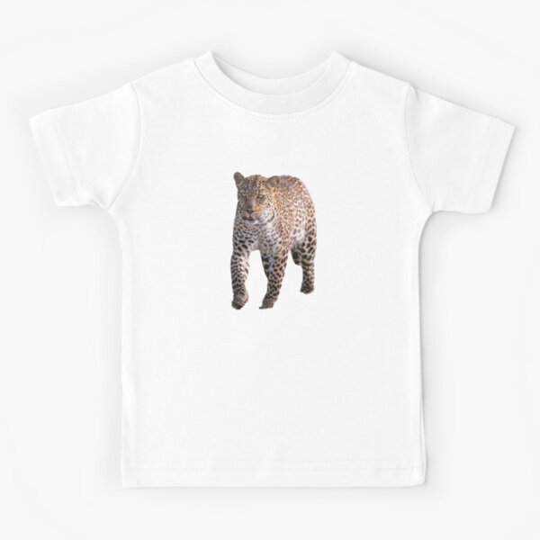 Leopard im Angriffsmodus Kinder T-Shirt